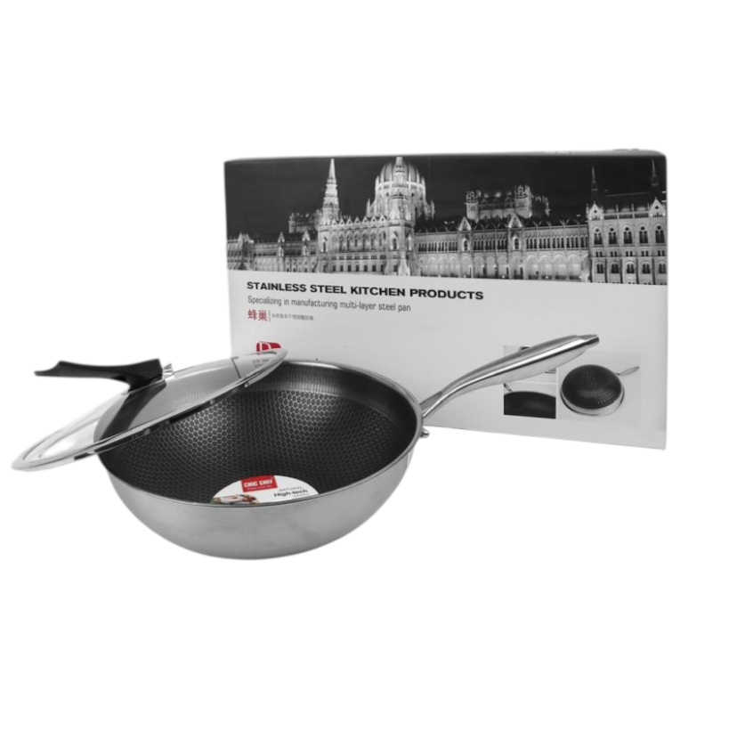 32CM Multi-Layer Stainless Steel Wok 🥘 | Gagaya